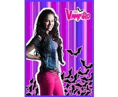 Room Studio 530169 Tapis de décoration Motif Chica Vampiro Polyester Violet 100 x 75 x 1 cm