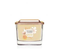 Yankee Candle Bougie carrÃ©e Petit format, blanc, n/a