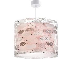 Dalber 41412S - lampe suspension enfant Clouds Nuages Rose