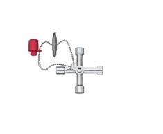 Clé armoire pour tous les armoires et systèmes de blocage