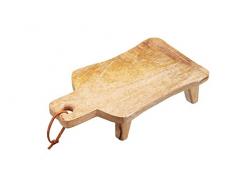 Kitchen Craft MCWW13 Plateau de Service Master Class 35x20x8,5cm, Bois de Mango, Brun, 28 x 28 x 18 cm