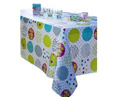 CALITEX GRAPHISME, Nappe Toile CirÃ©e Rectangulaire, PVC, Multicolore, 140x200 cm