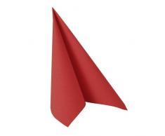 Papstar Serviette de Table, Serviette en Papier, Rot, 40.00 x 40.00 x 40.00 cm