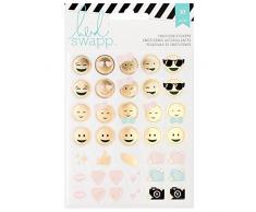 American Crafts Heidi Swapp mémoire Planner émoticône Stickers, Acrylique, Multicolore