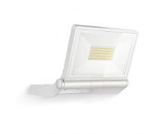 Steinel XLED ONE XL Blanc, Projecteur LED extérieur,43 W, 4400 lm, aluminium, pour allée, cour et jardin
