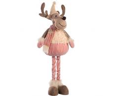 WeRChristmas Figurine de Renne Debout avec Pieds Hauts Multicolore 52 cm