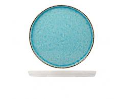 Cosy & Trendy 1461203 Assiette Plate Laguna-Azur-D 27 Cm, Grès, Turquoise
