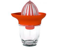 Tools by Aubecq 500247 Presse agrûmes 2 têtes, Plastique, Orange, 14 x 14 x 17 cm