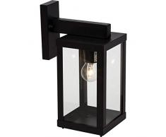 Brilliant 44482/06 Applique, Metal/Verre, Noir