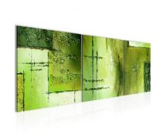 Tableau decoration murale Abstrait 120 x 40 cm - XXL Impression sur Toile Salon Appartment 3 Parties - prÃªt Ã accrocher - 100933c