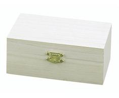 Knorr Prandell 9 x 14 x 5.5 cm FSC Coffre à trésor en Bois Naturel