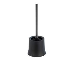 WENKO Brosse WC Basic - porte-balai de toilette, Ã14 x 38 cm, Noir