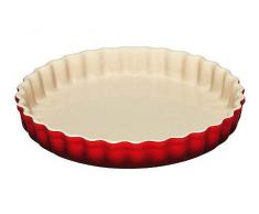 Le Creuset, Moule à Tarte, à 28 cm, Céramique, Cerise