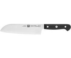 Zwilling 36117-181-0 Gourmet Couteau Santoku Acier Inoxydable Noir 18 cm