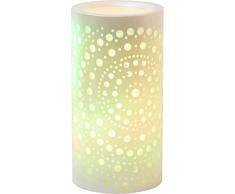 Star 062-45 Bougie LED, Cire, Bunt, 8.0 x 8.0 x 15.0 cm