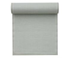 Serviette de table en lin 11x11cm - Idéale pour fête, cocktail, apéritif, dessous de verre - Rouleau de 50 serviettes - Vert dEau