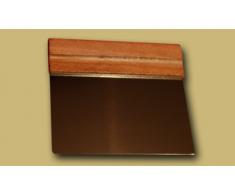 ELETTRO CENTER Art.194 Spatule pour Nettoyage Planche à découper avec poignée, Acier Inoxydable, Argent, 4 unités