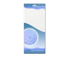 PME IM196 Tapis à Motif Flocons de Neige, Plastique, Transparent, 15 x 1 x 30,5 cm