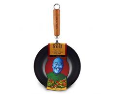 Ken Hom KH320001 Wok Acier carbone Noir