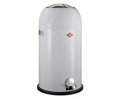 WESCO Poubelle Kick Master Collecteur de dÃ©chets/RevÃªtement Poudre en Acier 37.50Â x 37.50Â x 69.0Â cm, Gris, 37.50x37.50x69.0 cm