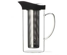 T2 Tea H999ZZ287 Pichet à thé glacé en verre Noir 1,5 l