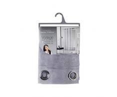 douceur dintÃ©rieur panneau a oeillets 140x280 cm voile arc en ciel gris