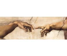 Empire Merchandising GmbH Consignment Poster Fin avec Cadre Motif La création dAdam par Michel-Ange