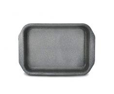 Bialetti 0B6LS003 Induction Plat à Four, Aluminium, Gris, 0 cm