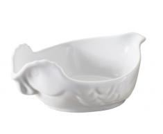 Revol 641813 Plat à Four Volaille Petite Modèle Porcelaine Blanc 15,1 x 10,5 x 6 cm