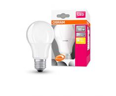 OSRAM LED SUPERSTAR Ampoule LED, Forme Classique, Culot E27, Dimmable, 9W Equivalent 60W, 220-240V, dÃ©polie, Blanc Chaud 2700K, Lot de 1 piÃ¨ce