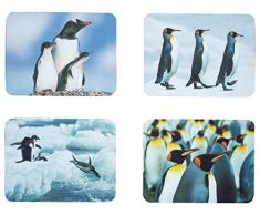 GÃ©nÃ©rique 615 Lot de 4 Sets de Table - Pingouins, LiÃ¨ge, Multicolore, 0 cm