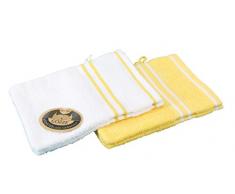 Gözze Gant de Toilette, 100% Coton, Jaune Solaire