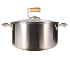 Sitram Bamboo Faitout Ã 24 cm + couvercle PoignÃ©es Bamboo