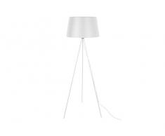 LEITMOTIV LM1825WH Lampadaires, Le Fer, Marron Foncé