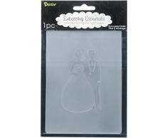 Darice 1216-58 Classeur de gaufrage Plastique Transparent 10,8 x 14,6 x 0,3 cm