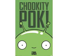 Pyramid International Poster Final Space Mooncake, Multicolore, 91, 5x61cm