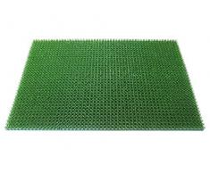 ID Mat Tapis Paillasson Polyéthylène, Vert, 60 x 40 x 1.9 cm
