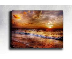 Bonamaison Peinture sur toile, multicolore, 30 x 40 cm - ConÃ§u et fabriquÃ© en Turquie