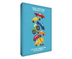 Feel Good Art carstack 2436â15 24 x 36 Pouces sur Toile Ã©paisse pour Chambre denfant Format A4 DÃ©coration Murale de Bord de Voiture