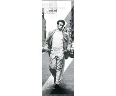 1art1 44320 Poster de Porte James Dean Rebel on the Street II 158 x 53 cm