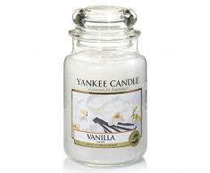 Yankee Candle bougie jarre parfumée, grande taille, Vanille, jusquà 150 heures de combustion