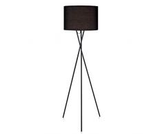 Lampadaire Cara TrÃ©pied Lampe De Sol Lampe Sur Pied Abat-jour Noir VN-L00003-EU