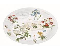 Easy Life 242NATU Plat A Tarte 32CM en Verre, Multicouleur, 32x32x2,5 cm