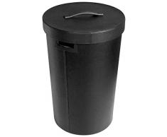 Gelco 706945 Thom Panier Ã linge Plastique Noir 38 x 38 x 63 cm