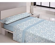 Gale Hayman Style Oliver Draps, algodÃ³n-poliÃ©ster, Bleu, 105Â x 205Â x 2Â cm