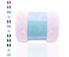 AmeliaHome Plaid, Polyester, Nessa Rose Clair, 150 x 200