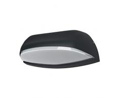 LEDVANCE Endura Style Wide LED | Applique Extérieure | Gris foncé | 12 Watts - 530 Lumens | Blanc Chaud 3000K | Etanche IP44