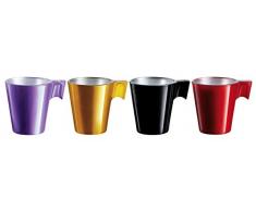 LUMINARC Set de 4 Tasses Expresso 8 cl