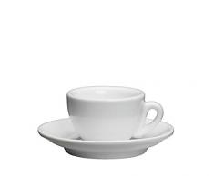 Cilio Roma Tasse Ã Espresso avec Soucoupe Blanc