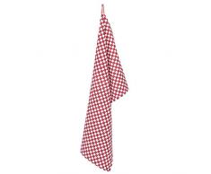 Clayre & Eef PPL42C Torchon de Cuisine en 100% Coton Rouge 50 x 85 cm